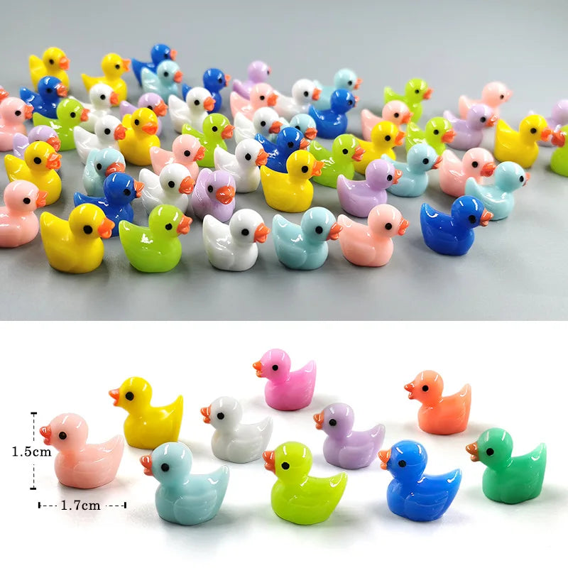 Luminous Briquettes Elfs Black Ball Sprite Duck Figurine Home Decor Glowing Miniature Fairy Garden Decoration Accessories Modern