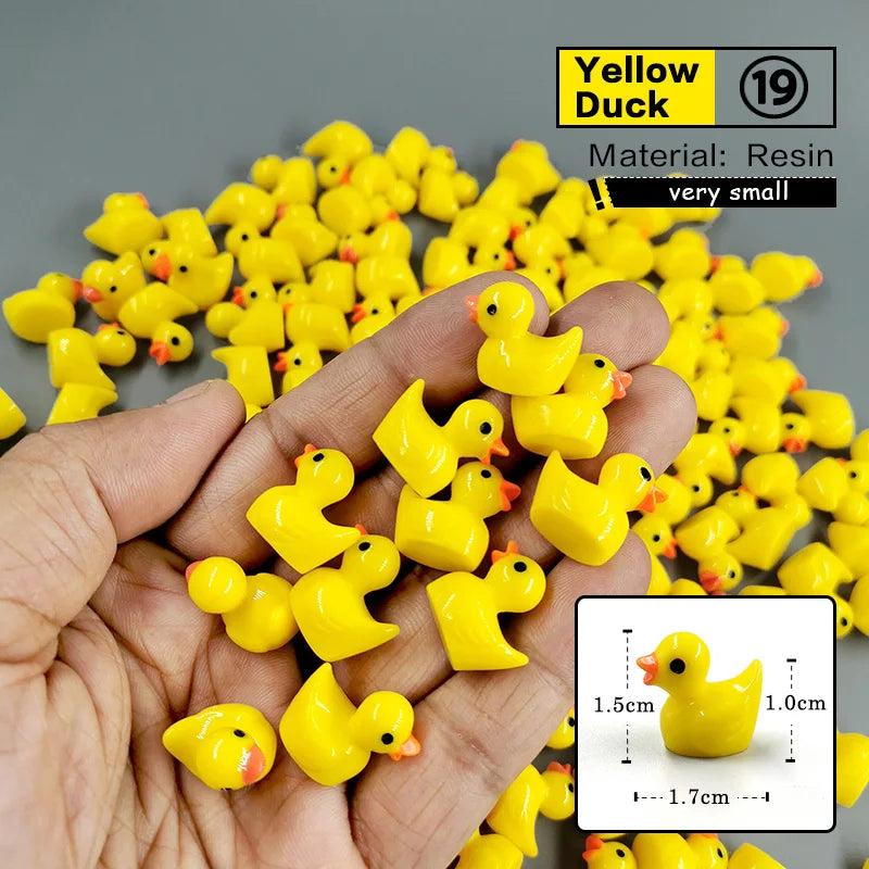 Luminous Briquettes Elfs Black Ball Sprite Duck Figurine Home Decor Glowing Miniature Fairy Garden Decoration Accessories Modern