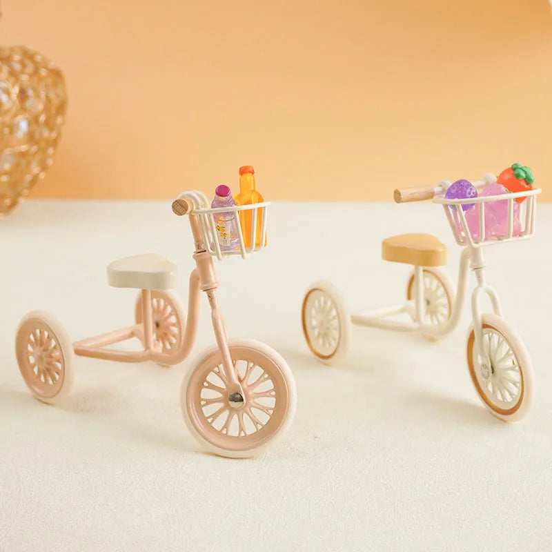 Home Decor Wrought Iron Tricycle Bicycle Model Non-Electric Decorative Ornament The Perfect Gift for Any Occasion