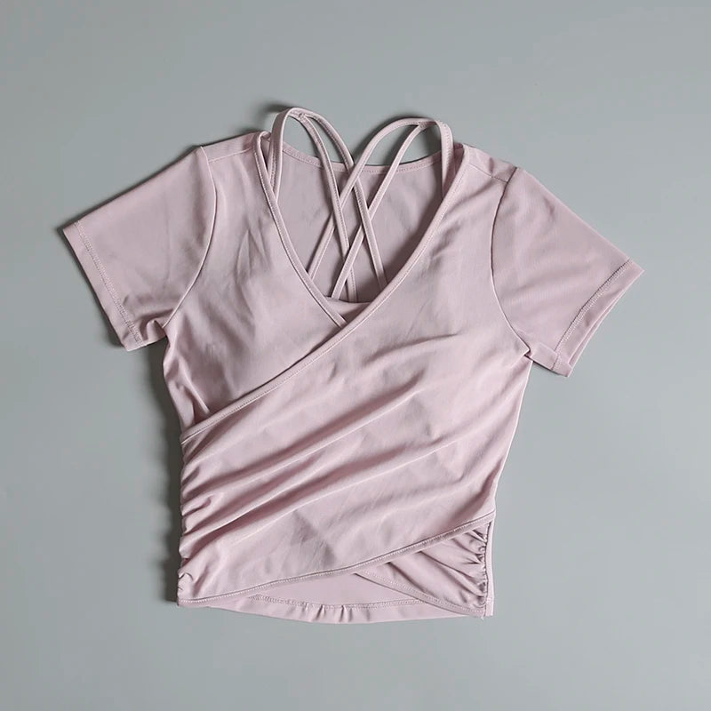 Tennis sports suit for women in summer slim slim yoga quick-drying breathable clothes outdoor badminton fitness exercise clothes