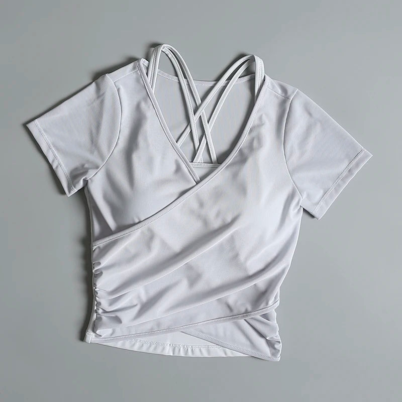 Tennis sports suit for women in summer slim slim yoga quick-drying breathable clothes outdoor badminton fitness exercise clothes