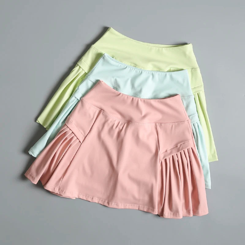 Tennis sports suit for women in summer slim slim yoga quick-drying breathable clothes outdoor badminton fitness exercise clothes