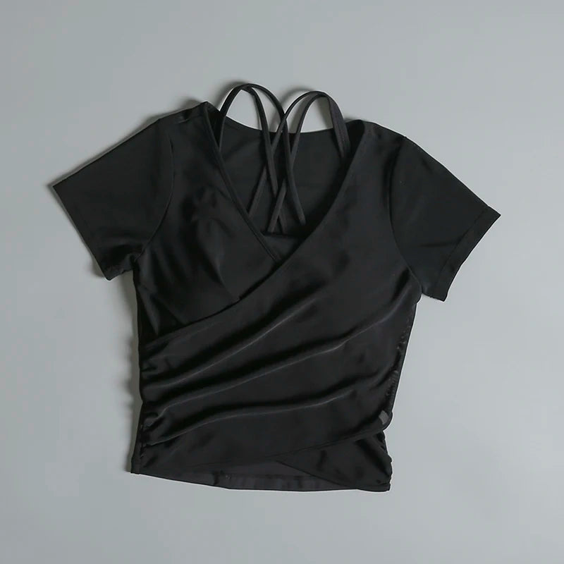 Tennis sports suit for women in summer slim slim yoga quick-drying breathable clothes outdoor badminton fitness exercise clothes