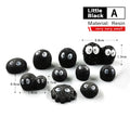 Luminous Briquettes Elfs Black Ball Sprite Duck Figurine Home Decor Glowing Miniature Fairy Garden Decoration Accessories Modern