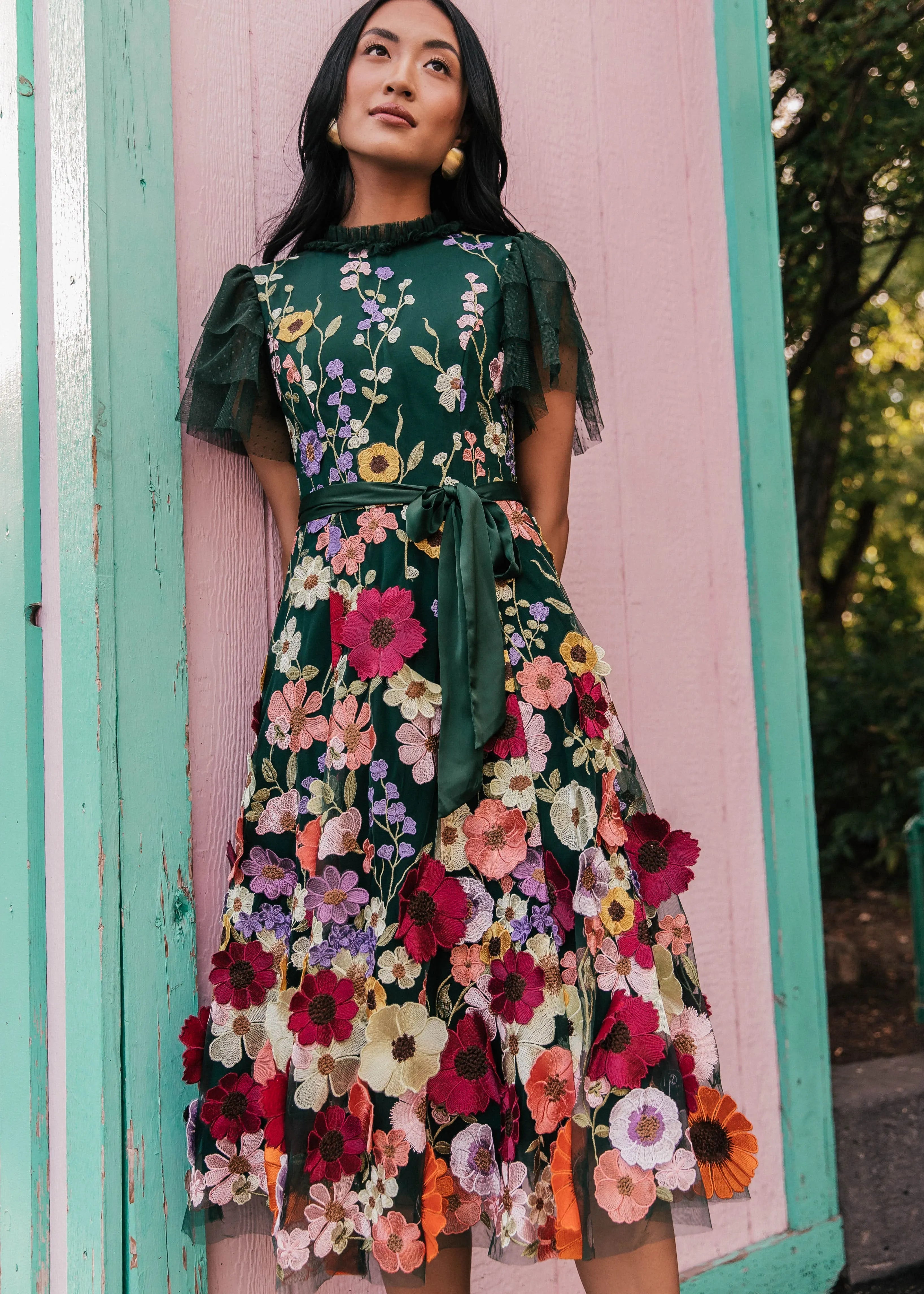 Jubilee Dress Evergreen