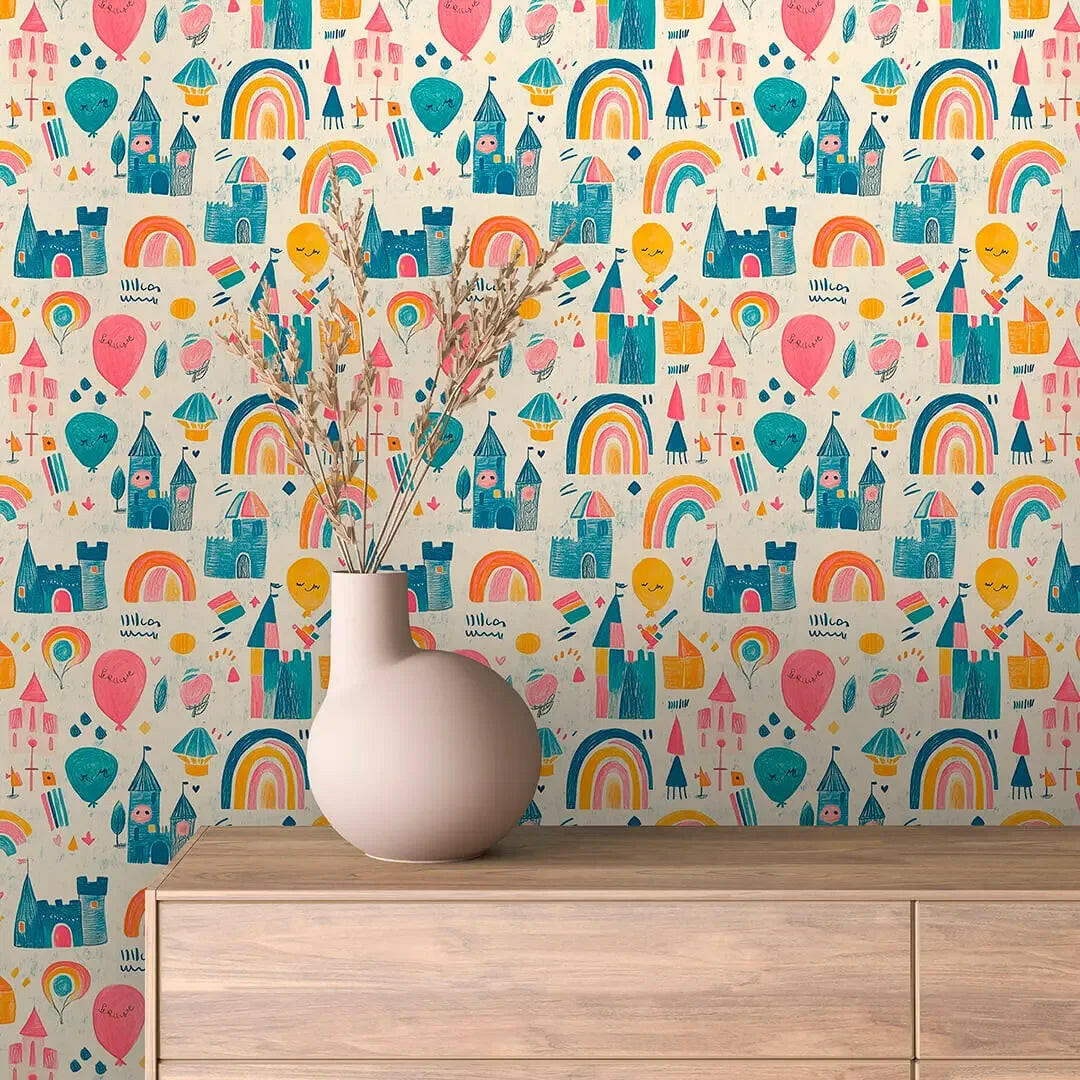 Whimsical Kingdom of Dreams Wallpaper